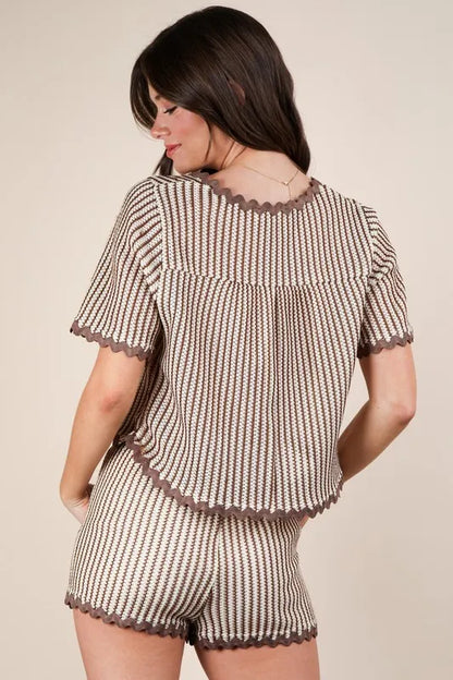 Taylor Striped Set