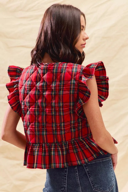 Holly Plaid Vest