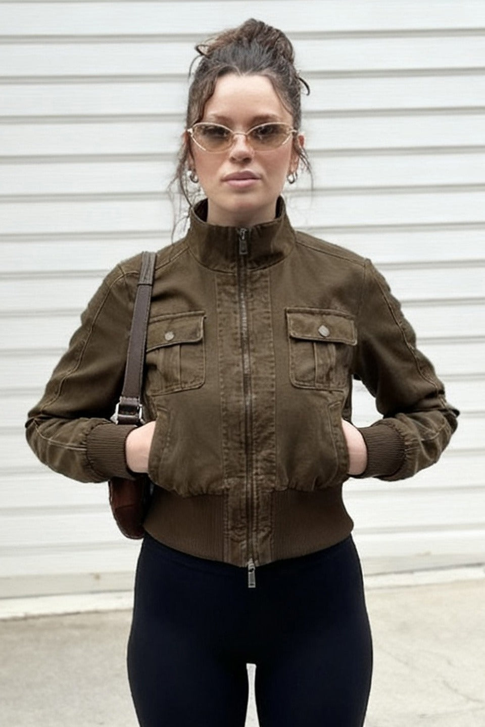 Industrial Ribbed Denim Jacket