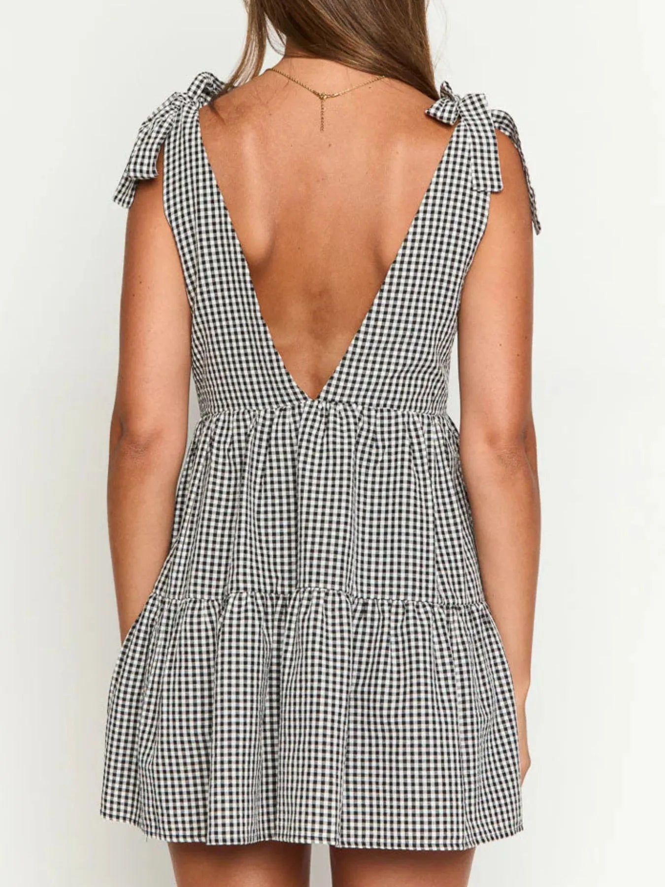 Gingham Mini Dress
