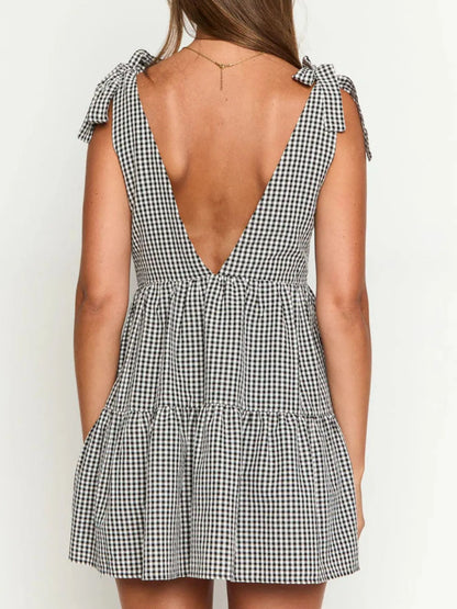 Gingham Mini Dress