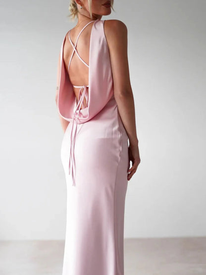 Sinclair Satin Maxi Dress