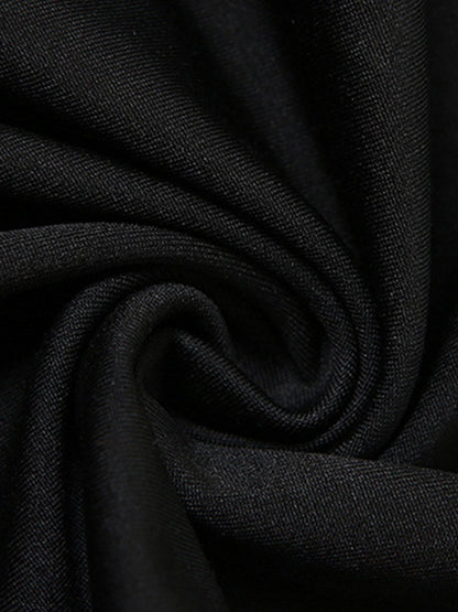 Solid Ruched Long Sleeve Maxi Dress