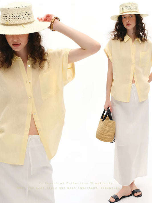 Women's Solid Color Shirt