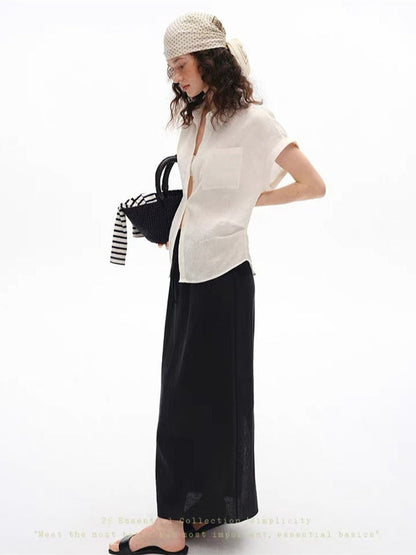 Women's Solid Color Shirt