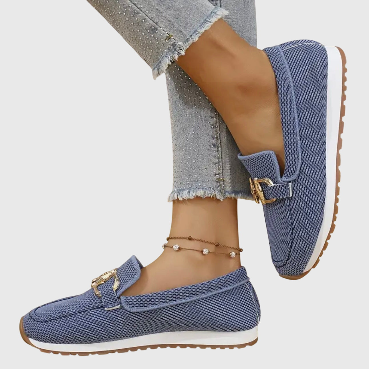 The Susana — Comfort Loafers with Gold Detail