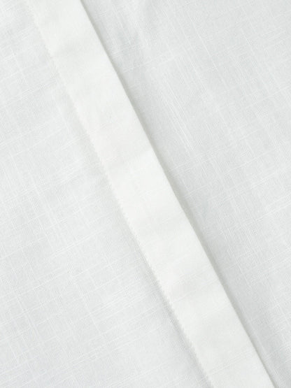 Pure Cotton Lapel Hip-hugging Shirts Mini&Short Dresses