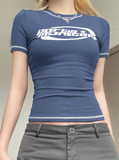 Stitched Short Sleeve Logo Graphic Tee