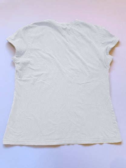 Vintage Brown Guitar Print Short Sleeve Tee
