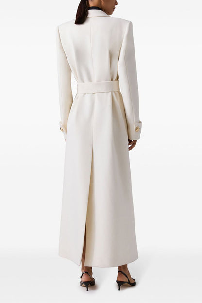 Long Double Breasted Trench Coat