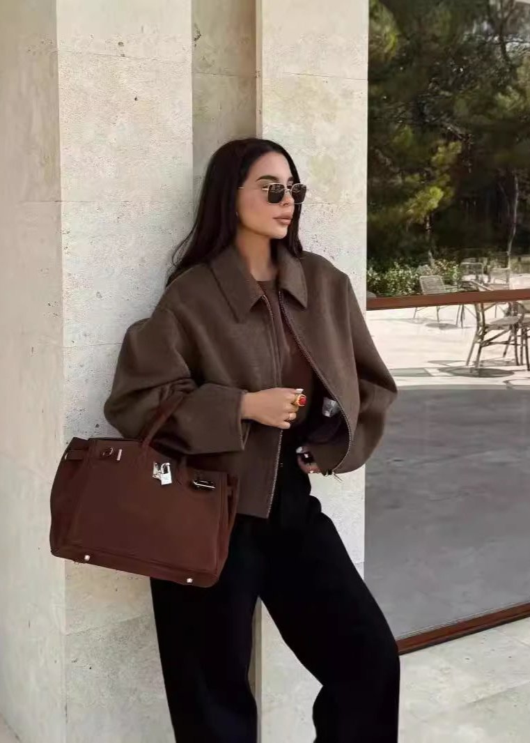 Timeless Woolen Lapel Jacket â_?Fall & Winter Essential