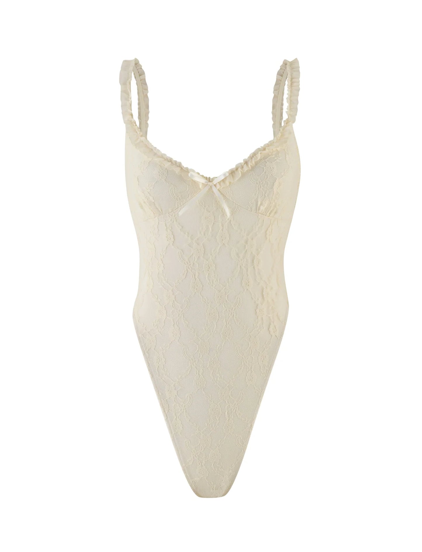DEJA BODYSUIT - BEIGE : CHAMPAGNE : CHAMPAGNE LACE