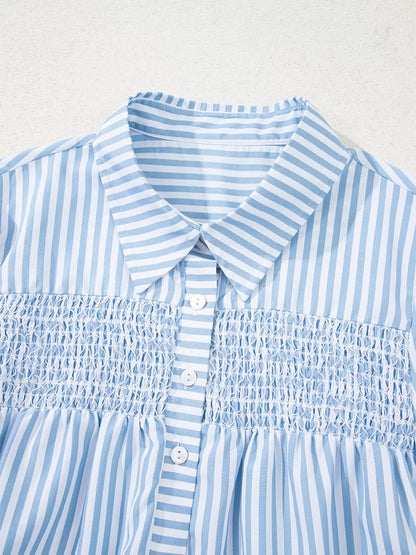 Heather Smocked Top