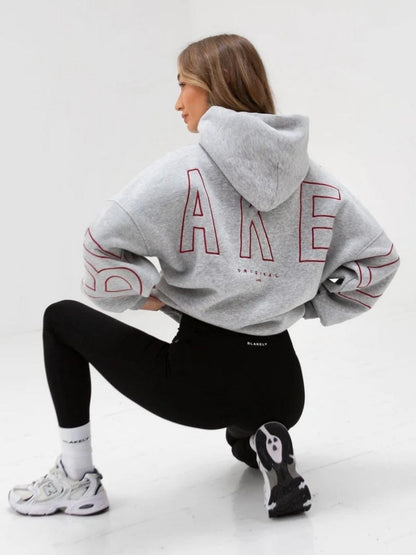 Autumn Women's Letter Hoodie Jackets