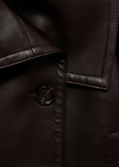 Lilith Leather Trenchcoat