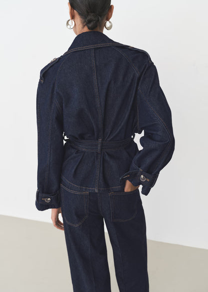 Lizzy Denim Trenchcoat