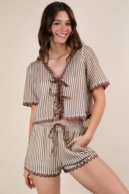 Taylor Striped Set