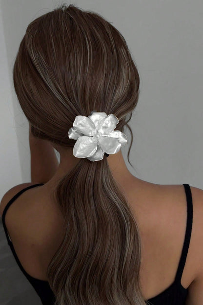 Floral Design Alloy Hair Cuff