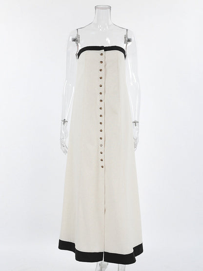 Kara Linen Maxi Dress