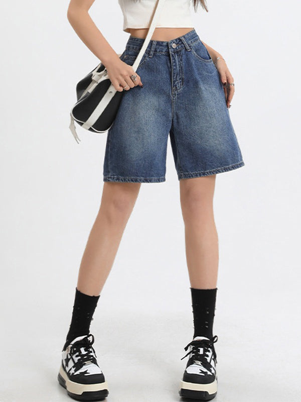 Vintage Denim Bermuda Shorts
