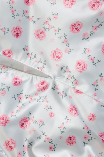 | Floral Off Shoulder Cami Maxi Dress