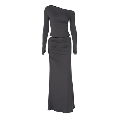 Dark Angel Co-ord  - Dark Grey