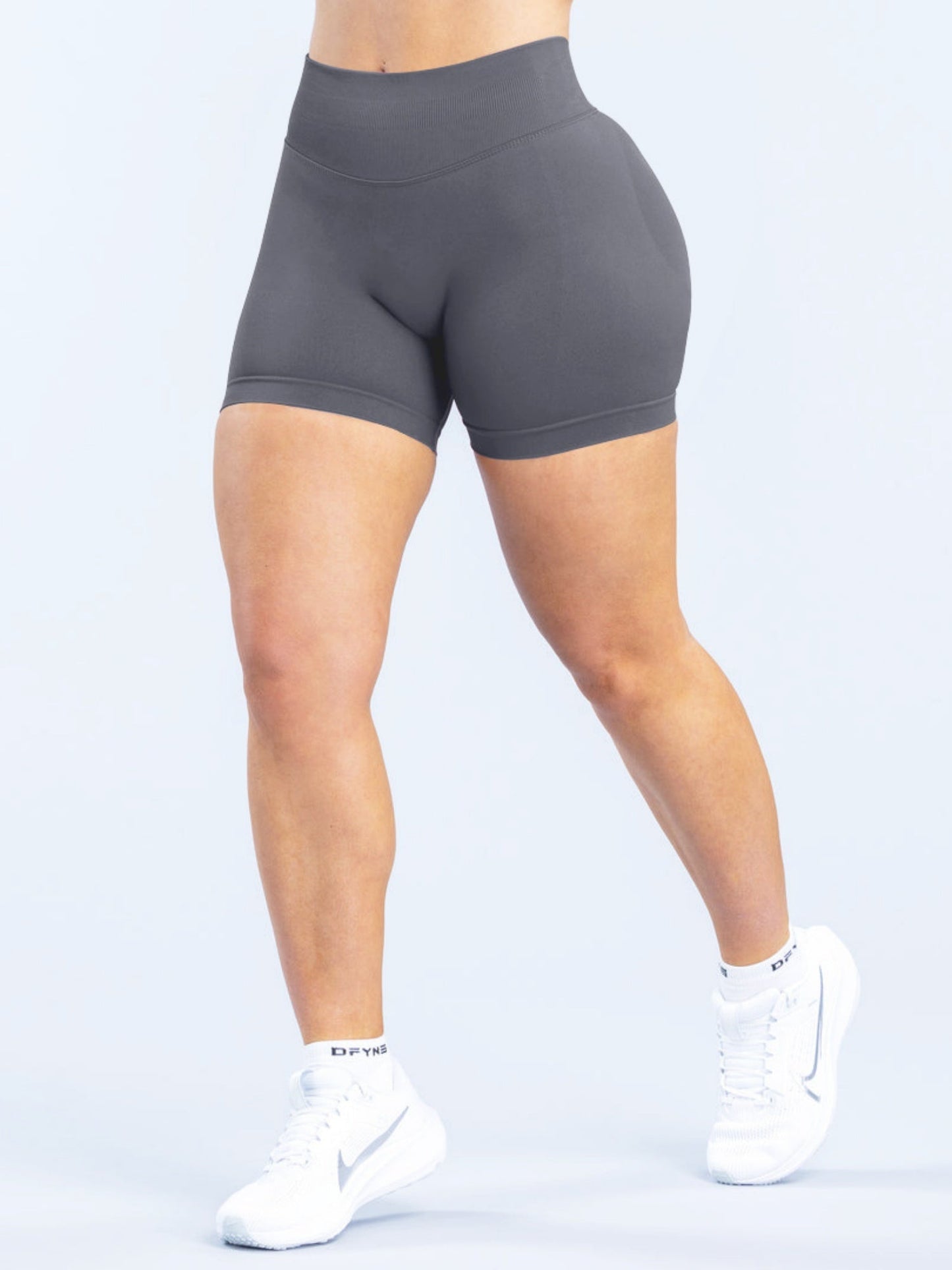 High-waisted, Tummy-flattening, And Butt-lifting Yoga Shorts