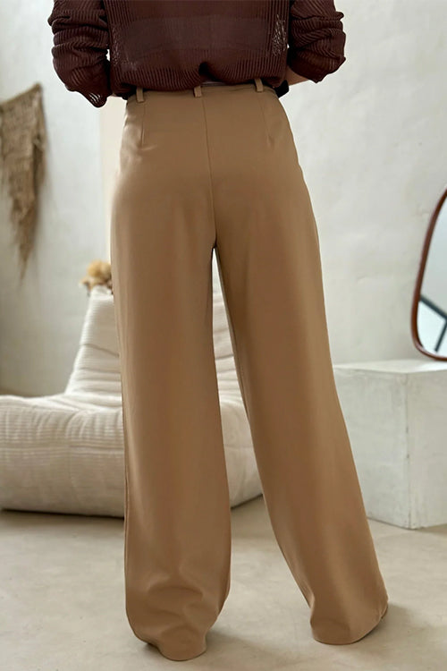 Margovil High Waist Tailored Wide Leg Trousers