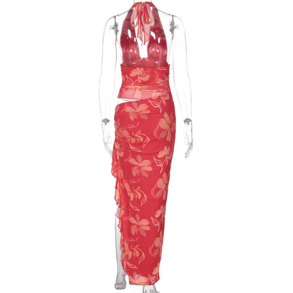 Rebus Maxi Dress - Red