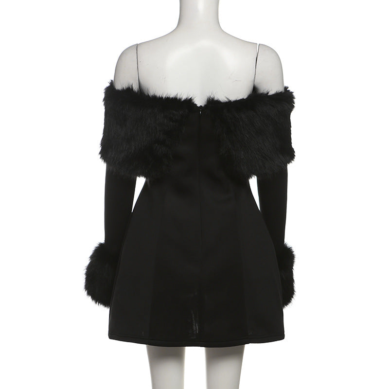 Carnival Mini Dress - Black