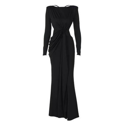 Gracing Date Bodycon Dress - Black