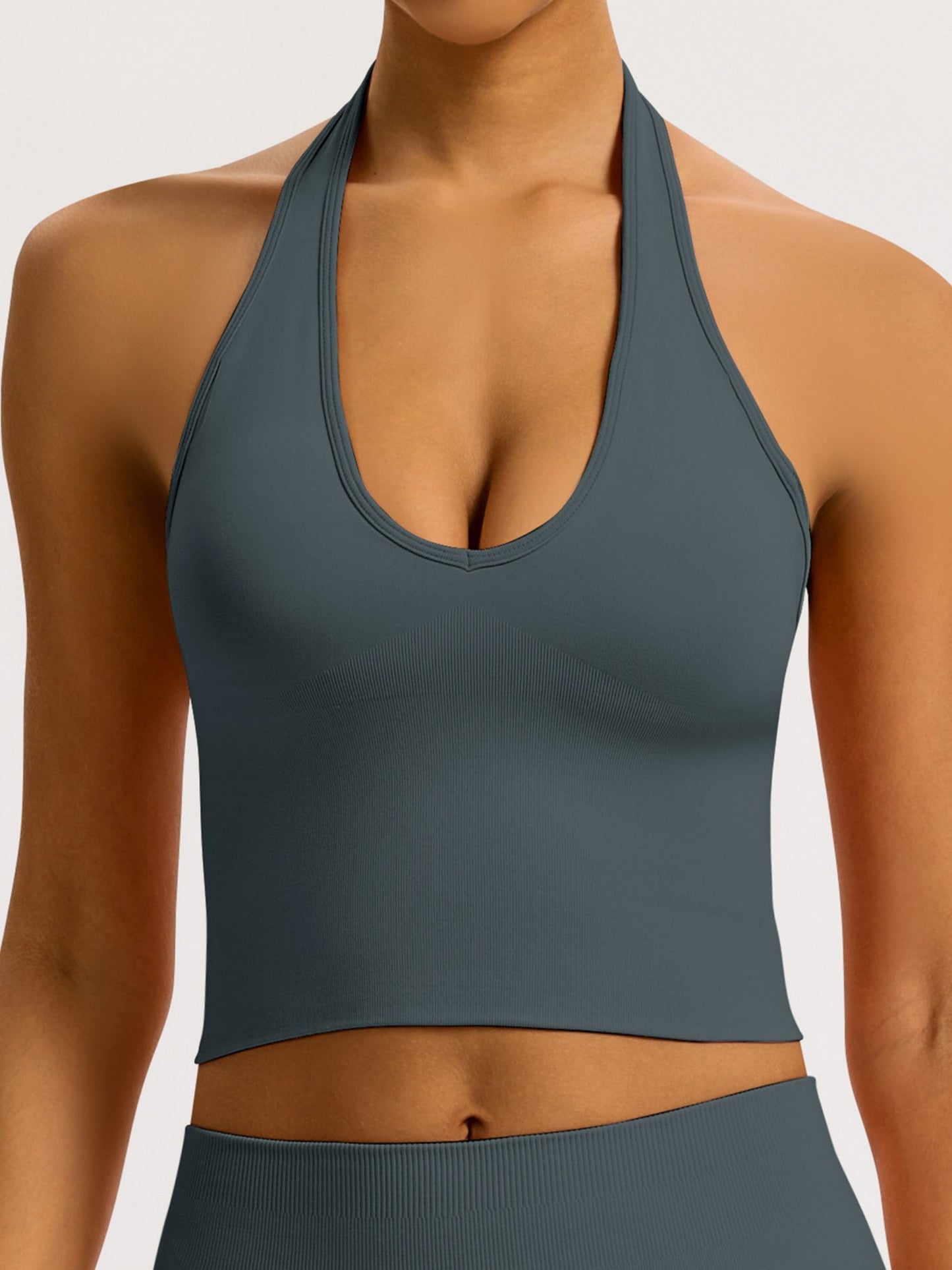 Seamless Quick-drying Halter Neck Beautiful Back Exercise And Fitness Yoga Tank Top