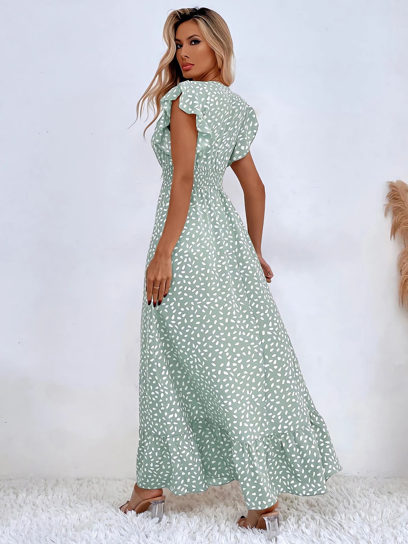 Polka Ruffle Dress