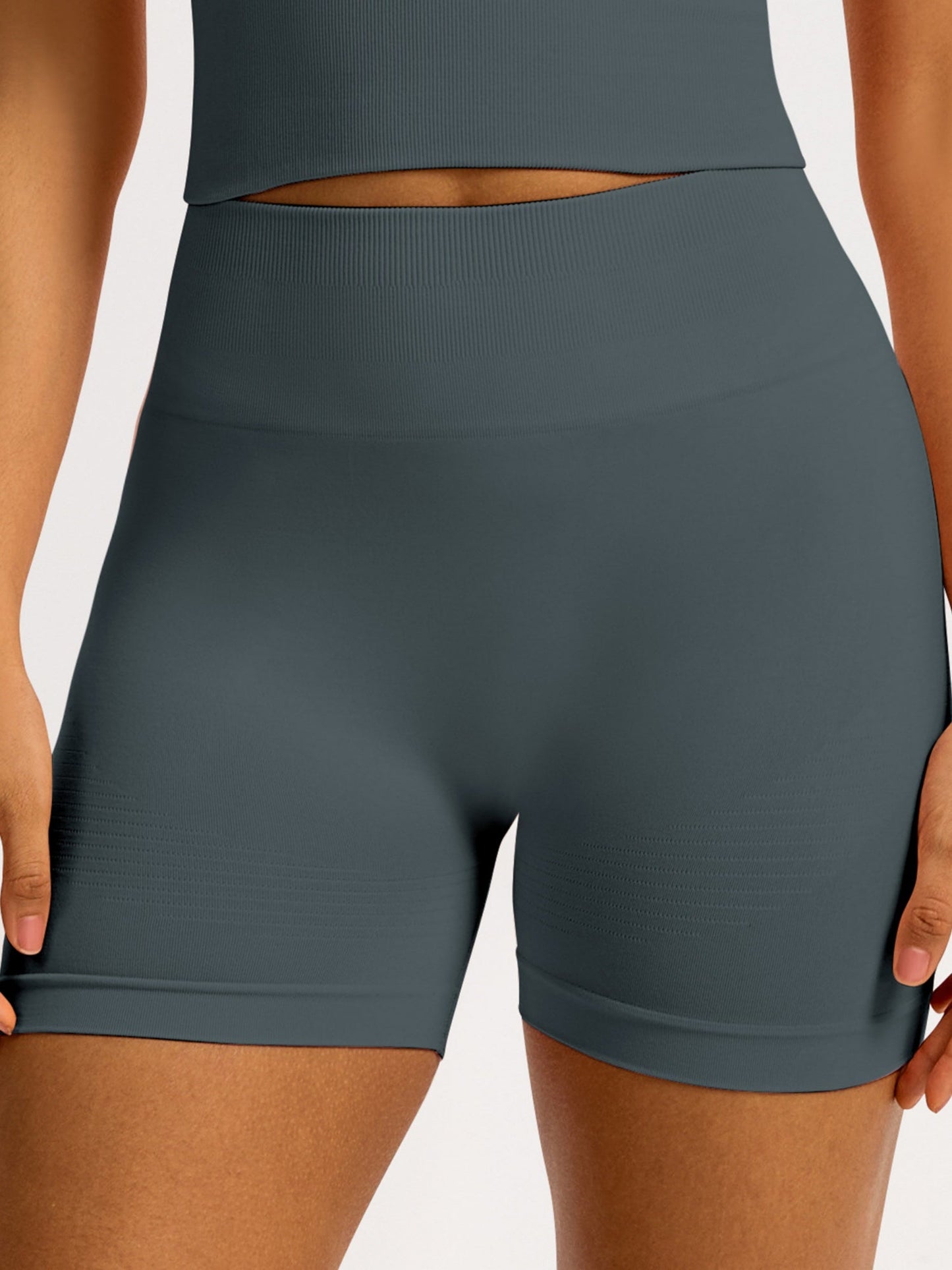 Seamless High-waisted Hip Lift Exercise And Fitness Yoga Shorts