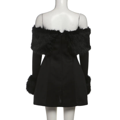 Carnival Mini Dress - Black