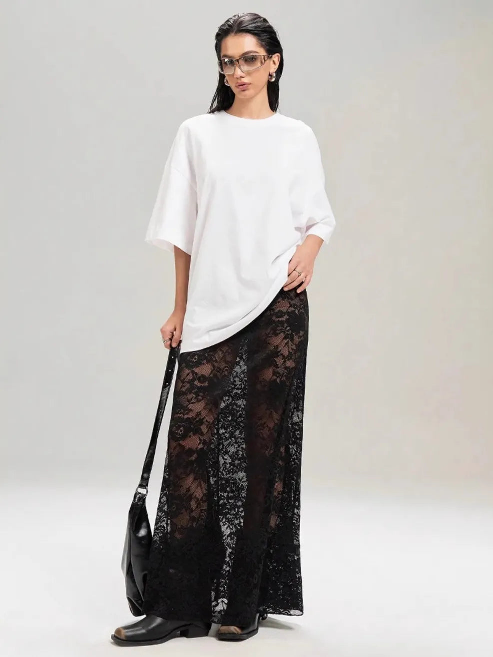 Courtney Lace Maxi Skirt