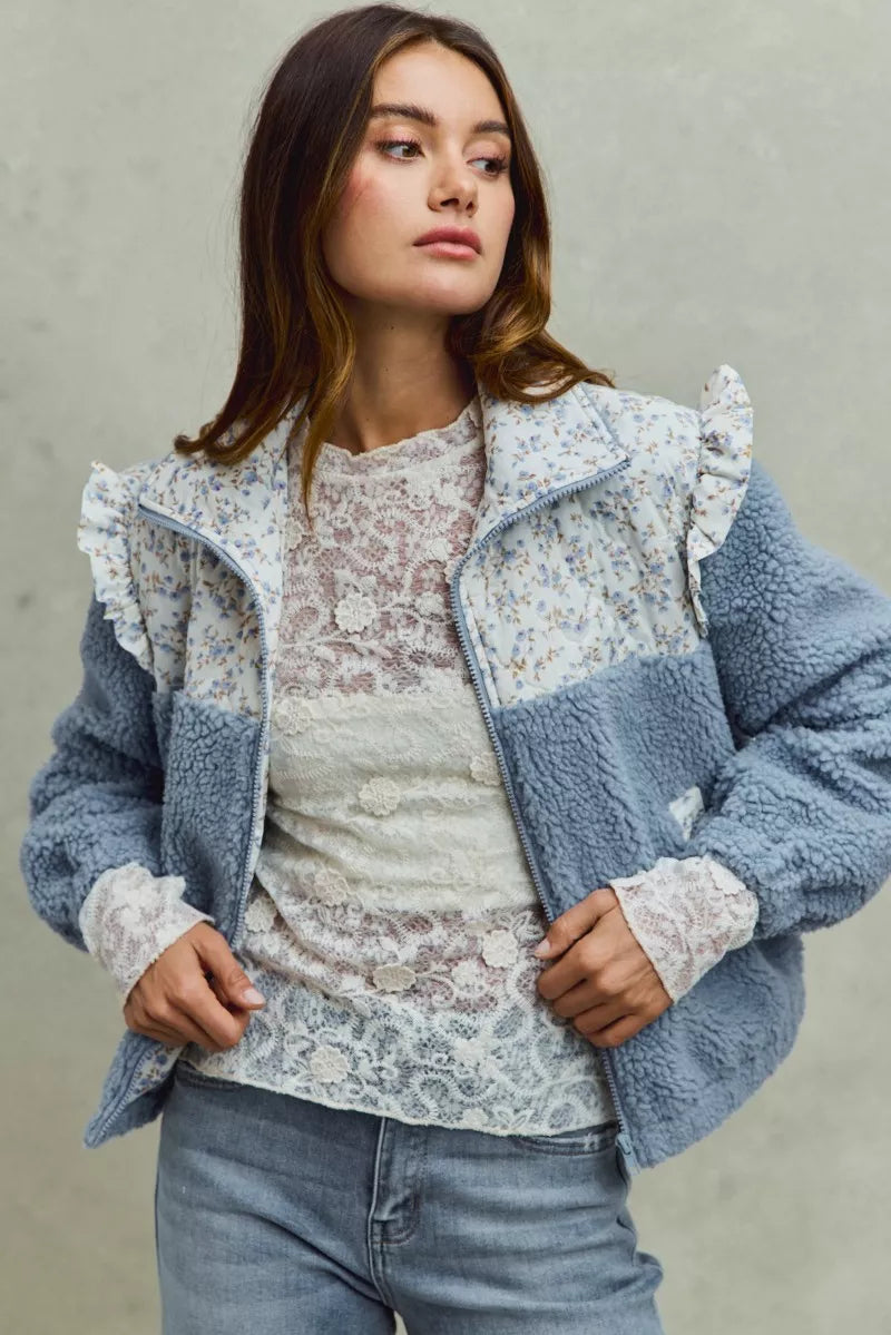 Feathers Sherpa Jacket