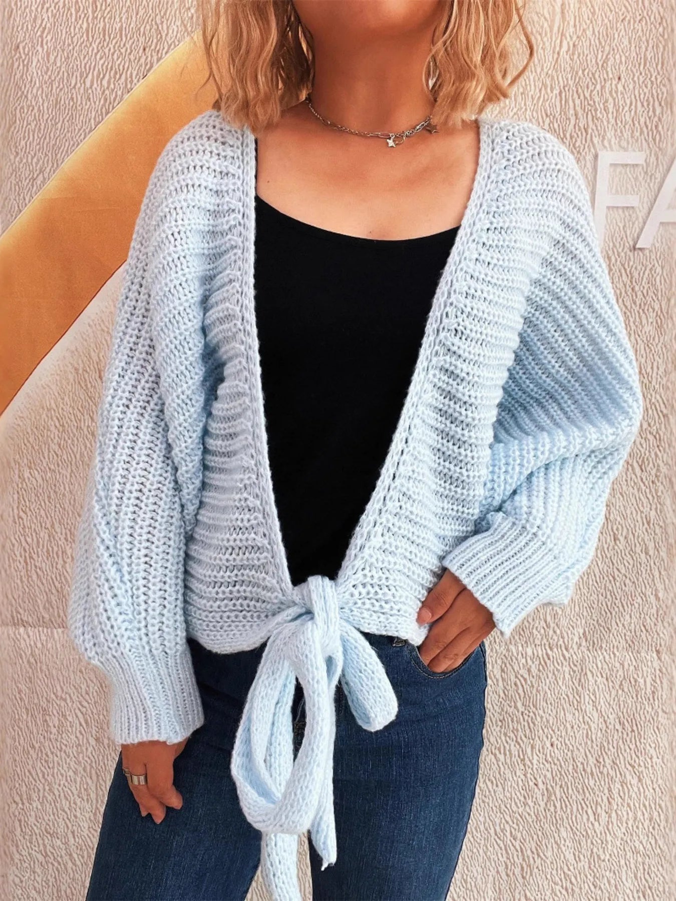 Tahata Open Sweater