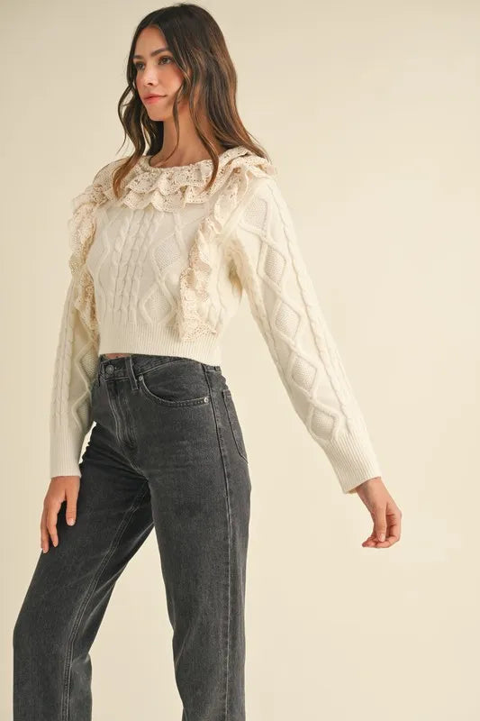 MABLE Lace Sweater