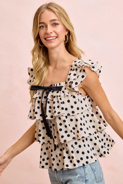 Bibi Polka Dot Top