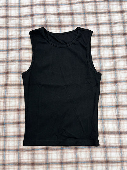 Ribbed Cropped Tank Top