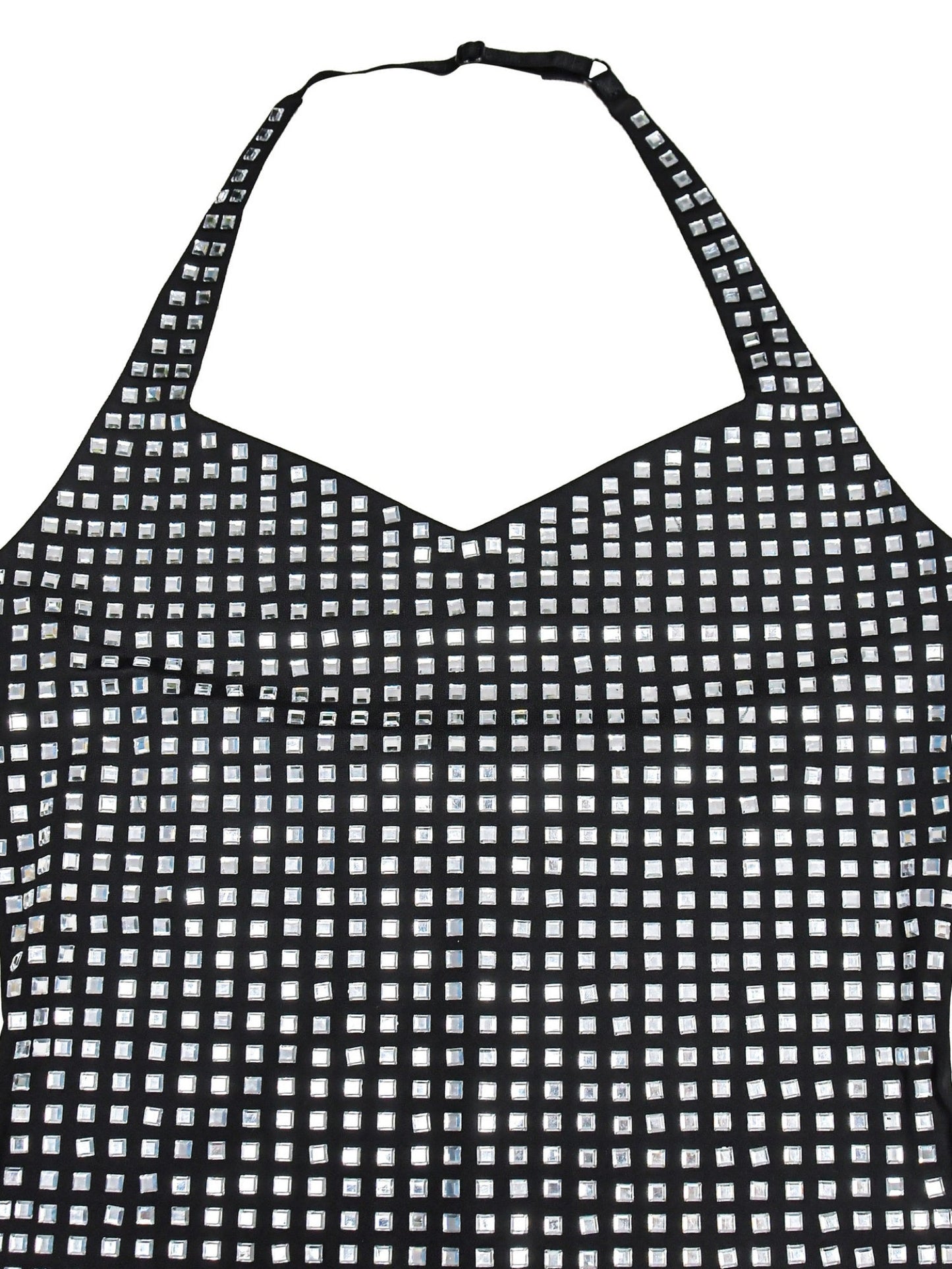Neckband Rhinestone-studded Slim-fit Hip Wrap Sparkling Party Party Mini&Short Dresses