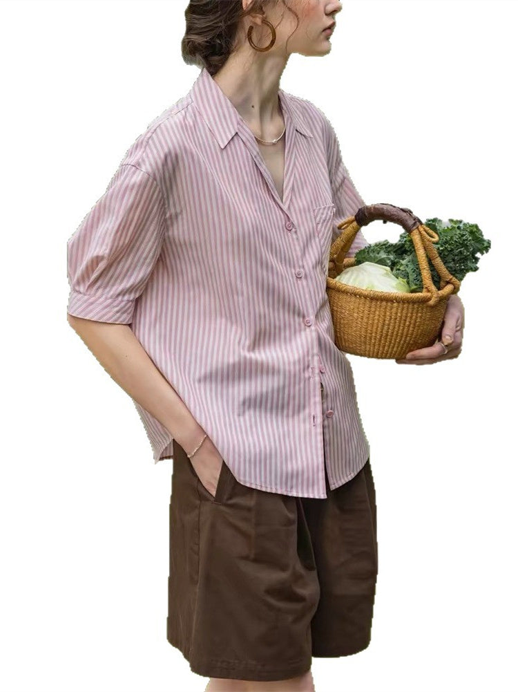 Striped Work Shirt