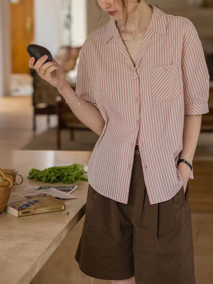 Striped Work Shirt