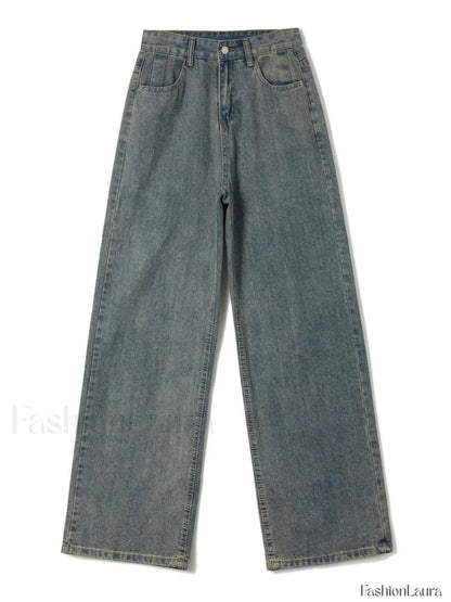 90s Washed High Waist Boyfriend Jeans