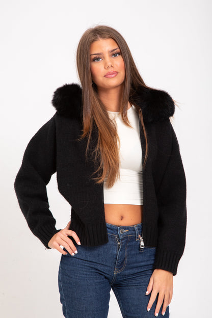 Verena Zipped Fur Jacket