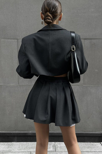 | Mini Skirt and Blazer Set