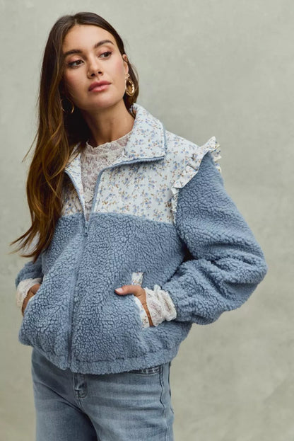 Feathers Sherpa Jacket