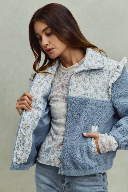Feathers Sherpa Jacket