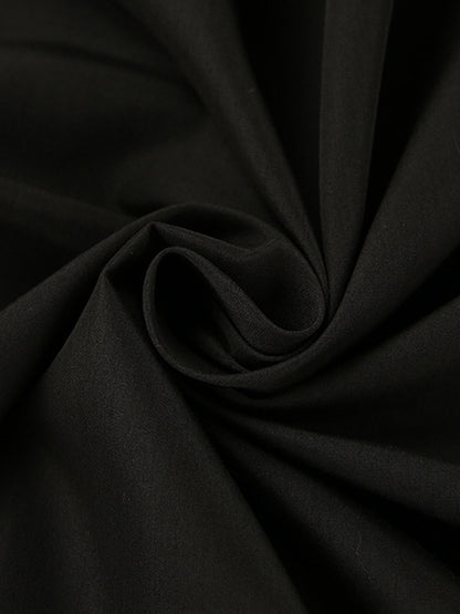 A-Line Sleeveless Solid Color Split-Joint Round-Neck Maxi Dresses